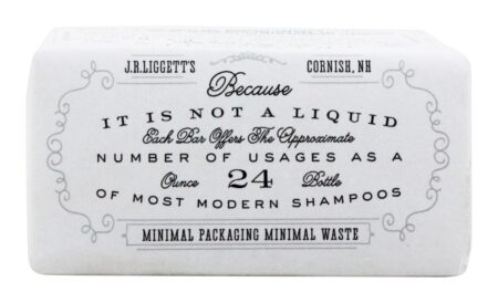 Fórmula à base de ervas de shampoo antiquado - 3.5 fl. oz. JR Liggett's - Image 2