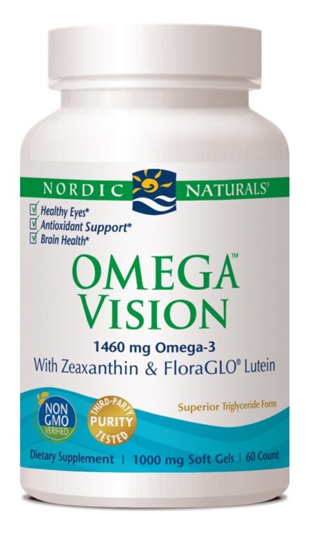 Omega Visão com Zeaxanthin & Floraglo Luteína 1000 mg. - 60 Softgels Nordic Naturals