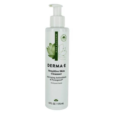 Limpador de pele sensível com antioxidantes anti-envelhecimento e Pycnogenol sem fragrância - 6 fl. oz. DERMA-E