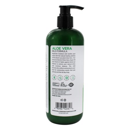 Champô de Fórmula Suave de Aloe Vera - 14 fl. oz. Mill Creek Botanicals - Image 3