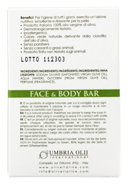 Sabonete de Azeite Virgem e Sabonete em Barra Corporal - 5.29 oz. Olivella - Image 3