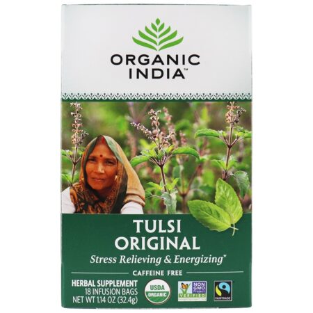 Tulsi Tea Original - 18 Saquinhos de Chá Organic India