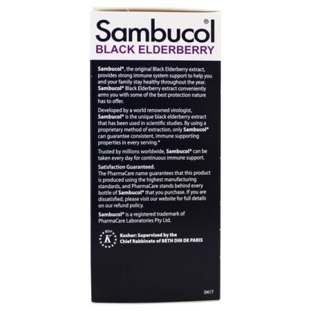 Xarope de Sabugueiro Preto - 7.8 fl. oz. Sambucol - Imagem 5