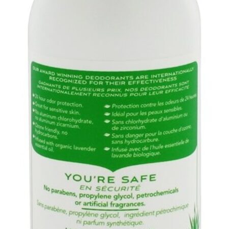 Natural Soothe Desodorante Spray de Lavanda e Aloe - 8 fl. oz. Lafe's - Imagem 2