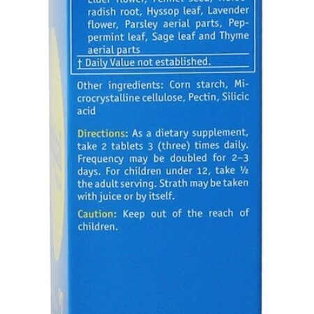 Suplemento natural para alimentos e fadiga natural – 100 Tablets Bio-Strath — foto 2