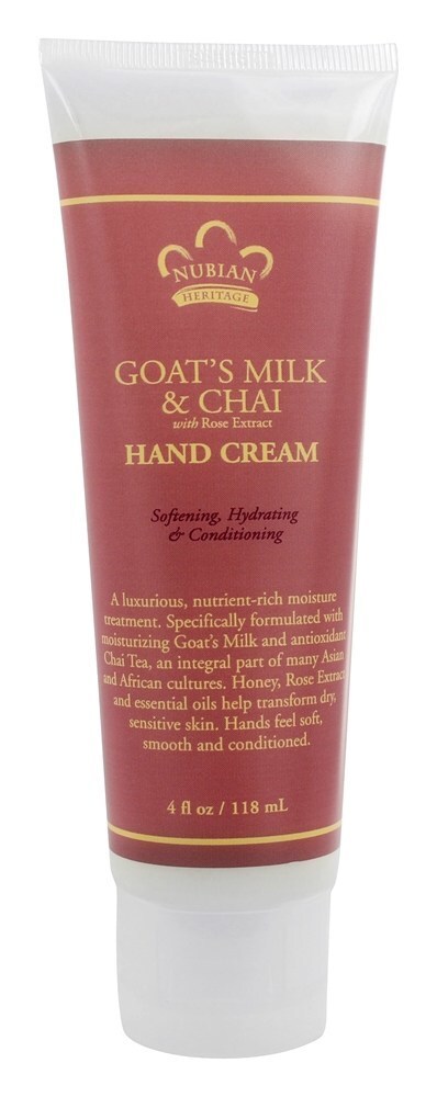 Leite de cabra creme de leite e Chai - 4 fl. oz. Nubian Heritage