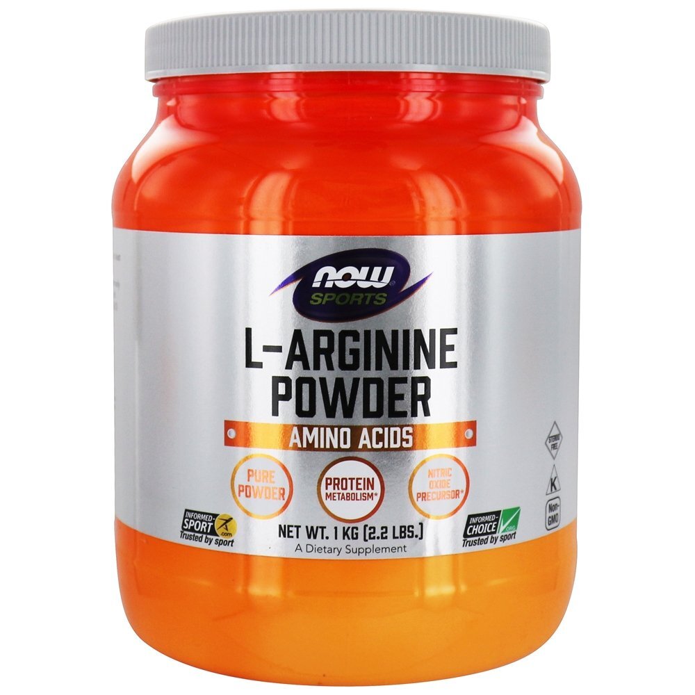 NOW Sports L-arginina em pó - 2.2 lbs. NOW Foods