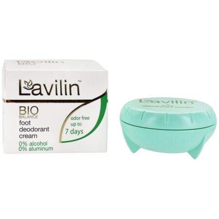 Lavilin Bio Balance Creme desodorante para os pés - 0.44 oz. NOW Foods