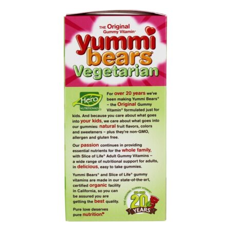 Yummi Bears Omega 3 Infantil Sem Peixe - 90 Gummies Hero Nutritionals Products - Image 4