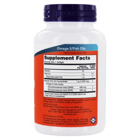 Força dobro de DHA-500 - 90 Softgels NOW Foods - Image 2