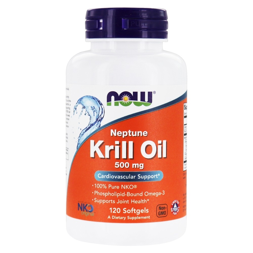 Óleo de Krill Neptune 500 mg. - 120 Softgels NOW Foods