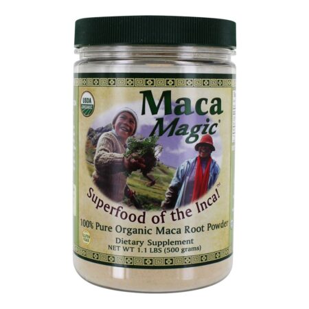 100 % Pure pó orgânico de raiz de maca - 1.1 lb. Maca Magic