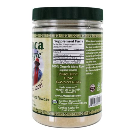 100 % Pure pó orgânico de raiz de maca - 1.1 lb. Maca Magic - Image 2