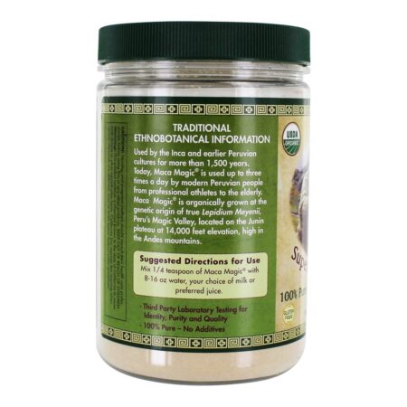 100 % Pure pó orgânico de raiz de maca - 1.1 lb. Maca Magic - Image 4