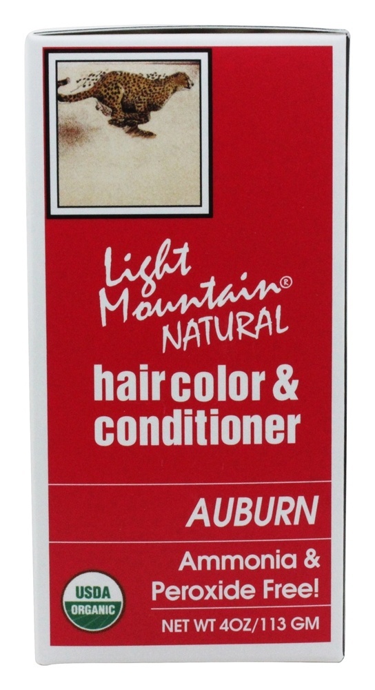 Cor do cabelo e condicionador Kit Auburn - 4 oz. Light Mountain Natural - Imagem 4