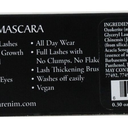 Mineralash Rímel Preto Marrom - 0.25 oz. Larenim Mineral Make Up - Imagem 2