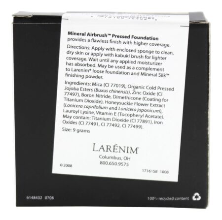 Airbrush Mineral Pressionado Fundação 2WM - 0.3 oz. Larenim Mineral Make Up - Image 3