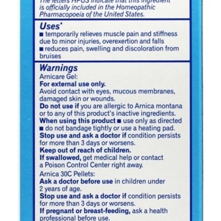Arnicare Creme com Arnica 30C Tube Value Pack Alívio da Dor Homeopática - 2 Contagem Boiron - Imagem 2