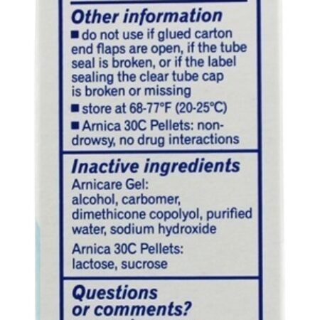 Arnicare Creme com Arnica 30C Tube Value Pack Alívio da Dor Homeopática - 2 Contagem Boiron - Imagem 3