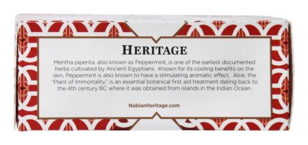 Sabonete em barra com hortelã e aloe - 5 oz. Nubian Heritage - Image 4