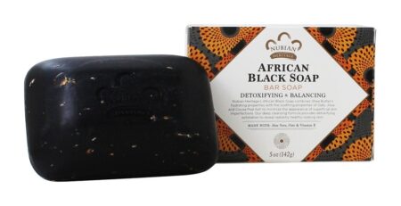 Sabonete Negro Africano Desintoxicante e Equilibrador - 5 oz. Nubian Heritage