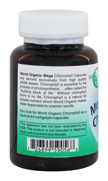 Mega Clorofila 100 mg. - Cápsulas 60 World Organic - Image 3