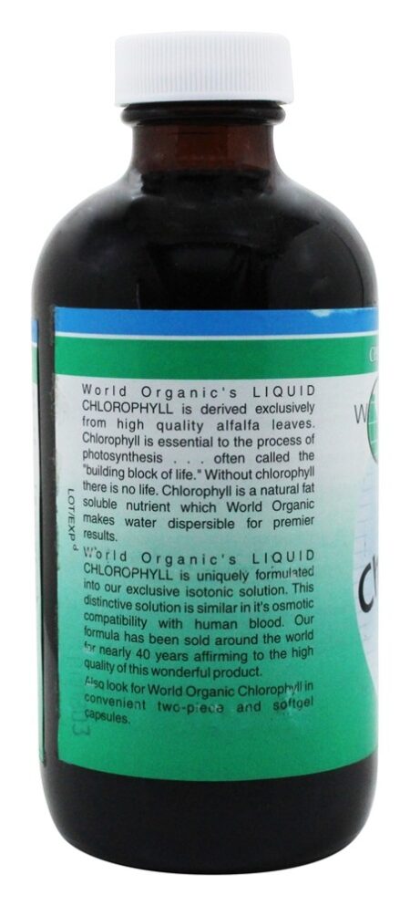 Clorofila líquida 100 mg. - 8 fl. oz. World Organic - Image 3