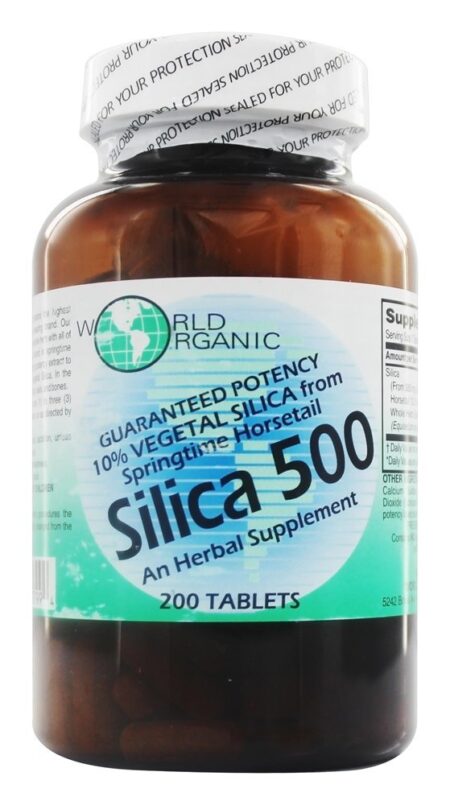 Sílica 500 - 200 Tablets World Organic