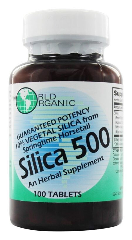 Sílica 500 - 100 Tablets World Organic