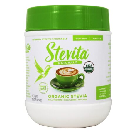 Stevia orgânico adoçante em pó - 16 oz. Anteriormente, Stevita selecionável Stevita