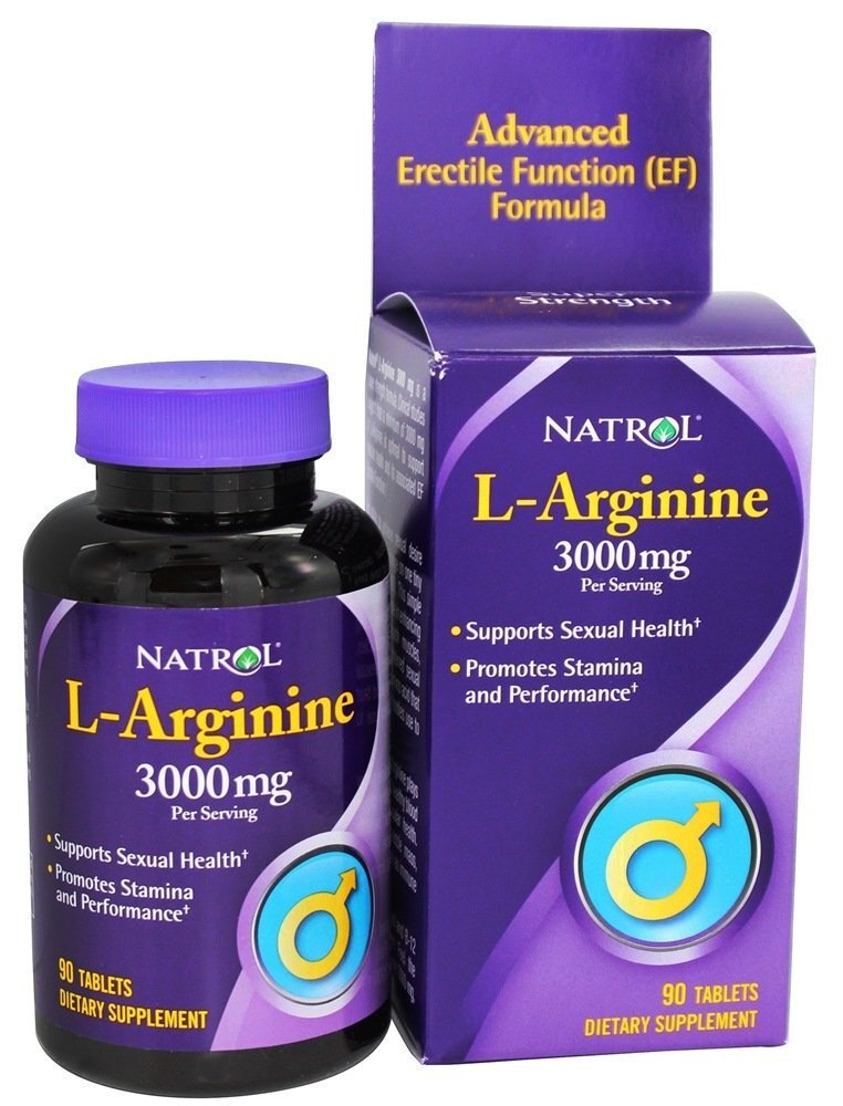 L-Arginina 3000 mg. - 90 Tablets Natrol