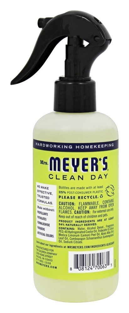 Limpar Dia Quarto Refrescamento Não-Aerossol Spray Limão Verbena - 8 fl. oz. Mrs. Meyer's - Imagem 2