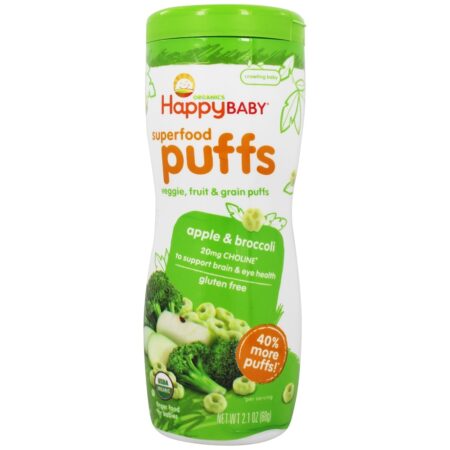 Puffs feliz SuperAlimentos orgânicos - 2.1 oz. Happy Family