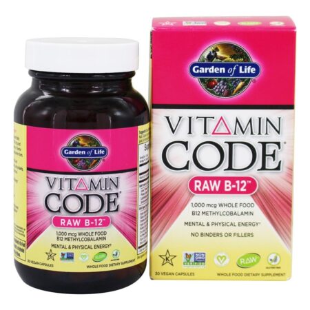 Vitamin Code B12 Pura 1000 mcg. - Cápsulas vegetarianas 30 Garden of Life