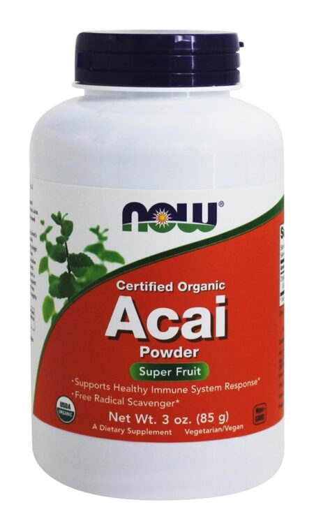 Açaí Orgânico em Pó - 3 oz. NOW Foods