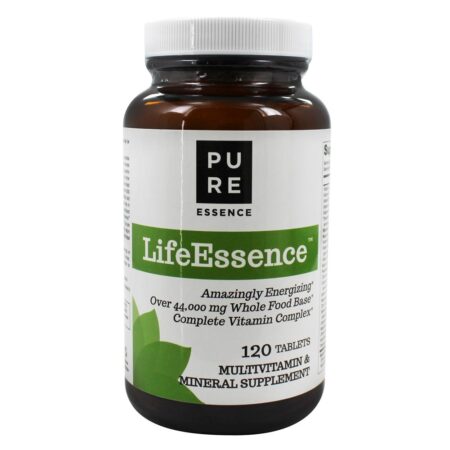 Multivitamínico e Minerais LifeEssence - 120 Tablets Pure Essence Labs