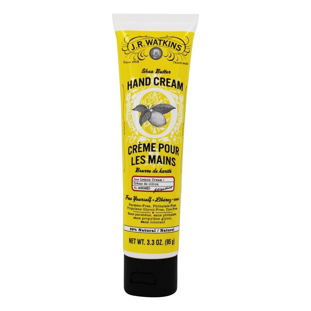 99 % Creme Para Mãos Natural Lemon Cream - 3.3 oz. JR Watkins