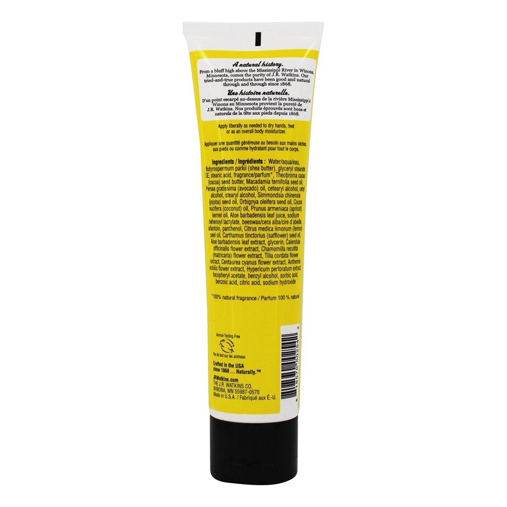 99 % Creme Para Mãos Natural Lemon Cream - 3.3 oz. JR Watkins - Imagem 2