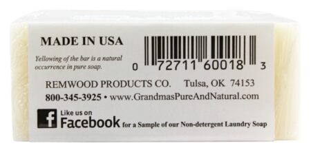 Pure e Sabonete de Natural da vovó - 6 oz. Remwood Products Co. - Image 4