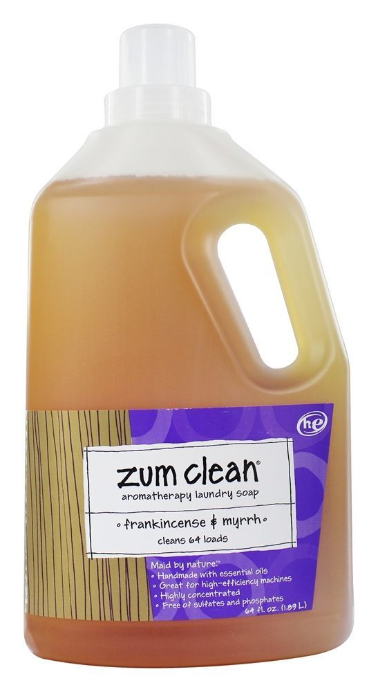 Zum Limpar Aromaterapia Lavanderia Sabão 64 Cargas Frankincense & Myrrh - 64 fl. oz. Indigo Wild
