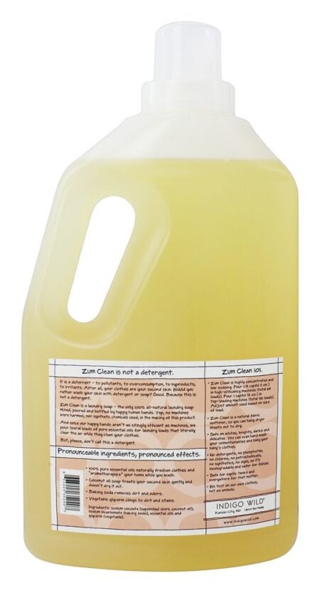 Zum Limpar Aromaterapia Lavanderia Sabão 64 Cargas Doce Laranja - 64 fl. oz. Indigo Wild - Image 2