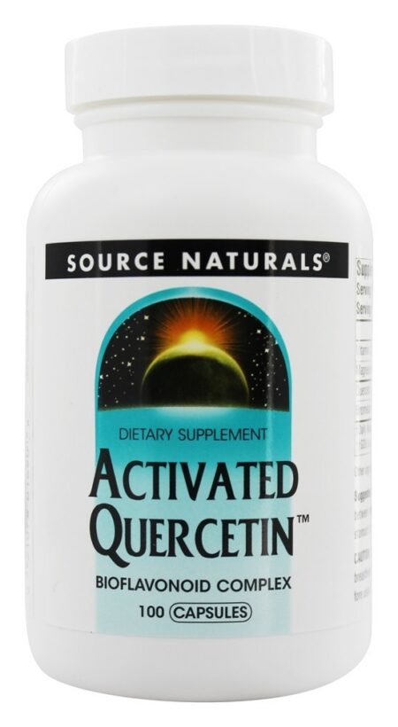 Complexo Bioflavonóide Quercetina Ativado - Cápsulas 100 Source Naturals