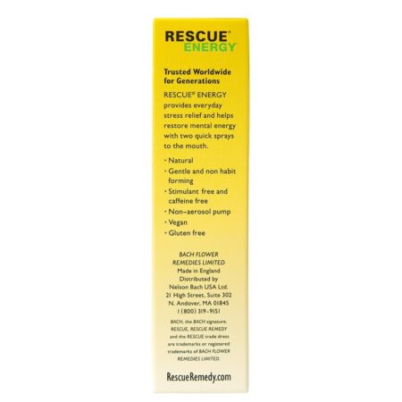 Remédio de fadiga natural de energia de resgate - 20 ml. Bach - Imagem 4