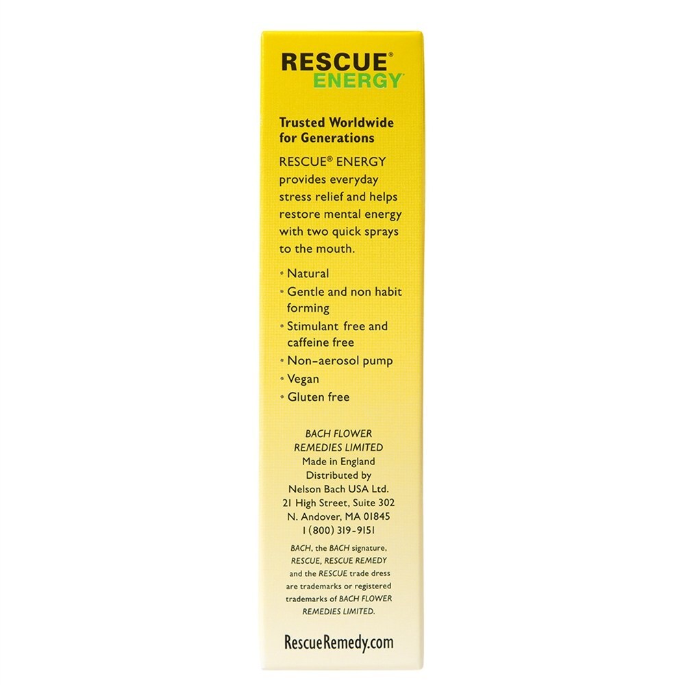 Remédio de fadiga natural de energia de resgate - 20 ml. Bach - Imagem 4