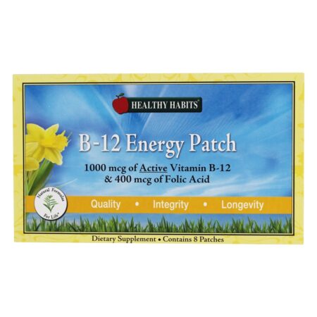 Patch de energia B12 - 8 Patch (s) Healthy Habits