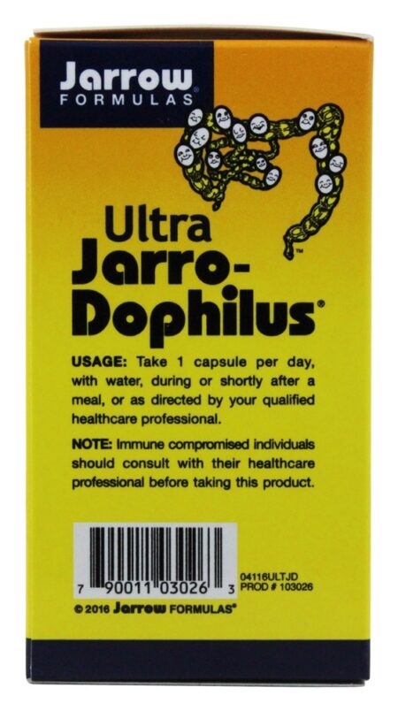 Ultra Jarro-Dophilus 50 Bilhões de UFC - Cápsulas vegetarianas 60 Jarrow Formulas - Image 4