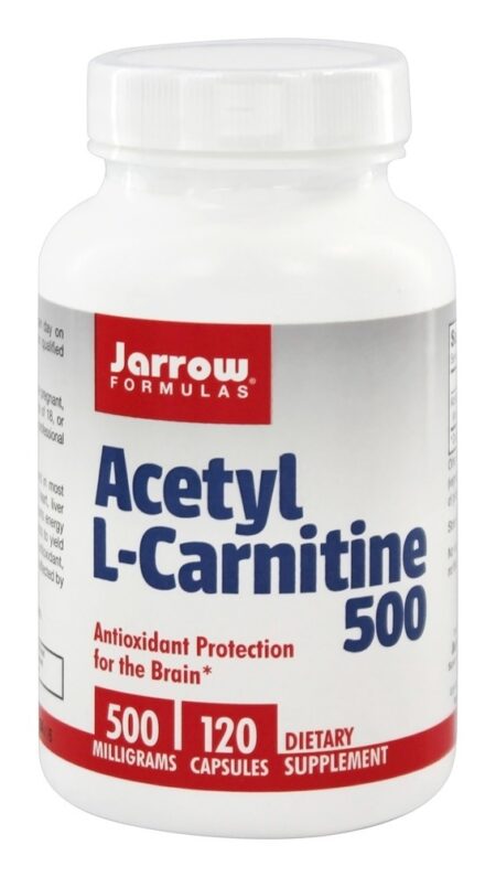 Acetil L-Carnitina 500 mg. - Cápsulas 120 Jarrow Formulas