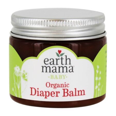 Bálsamo de Fralda Orgânica - 2 oz. Anteriormente erupção cutânea com fralda de bálsamo inferior Earth Mama - Imagem 2
