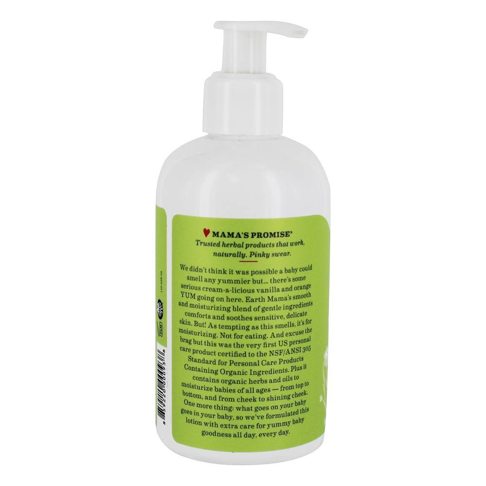 Loção Hidratante e Calmante para Bebês Laranja Natural de Baunilha - 8 fl. oz. Earth Mama - Imagem 3
