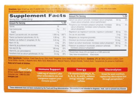 Emergen-C Vitamina C Sabor Tangerina 1000 mg. - 30 Pacotes (s) Alacer - Image 3